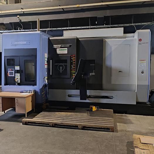 Doosan Siemens Sinumerik 840D sl control Variable Puma SMX3100S turning and milling center 5 Axis