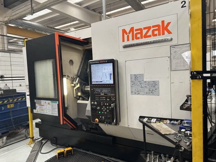 Mazak Mazatrol Matrix 2 5000 rpm HQR 200 MSY 6 Axis