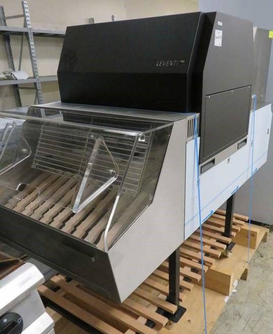 Leventi continuous oven for frozen buns