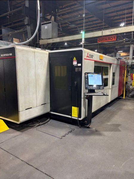 Mitsubishi 3015GX-F80(D) CNC CONTROL  D-CUBES 19" Mitsubishi Electric Touchscreen Control