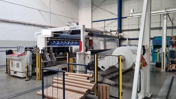 Kampf Unislit II Independent Arm Slitter Rewinder 140"