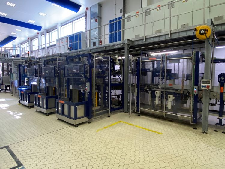 Krones Contiform 314 PET bottle blowing, filling and packing line