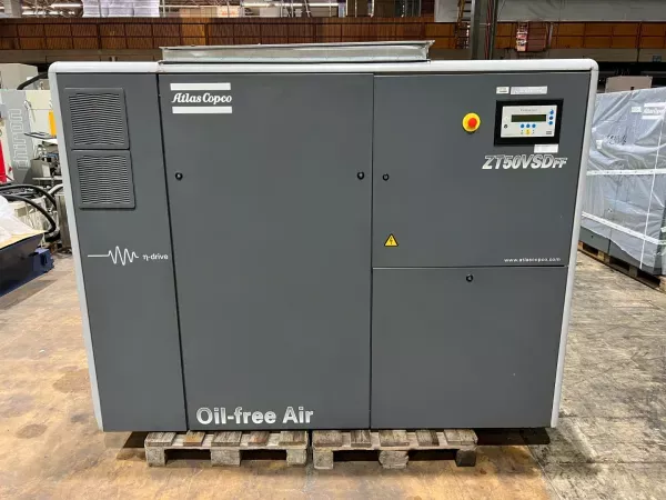 Atlas Copco ZT50 VSD FF Max Pressure: 8.4 bar / 121 psi / 0.84 MPa