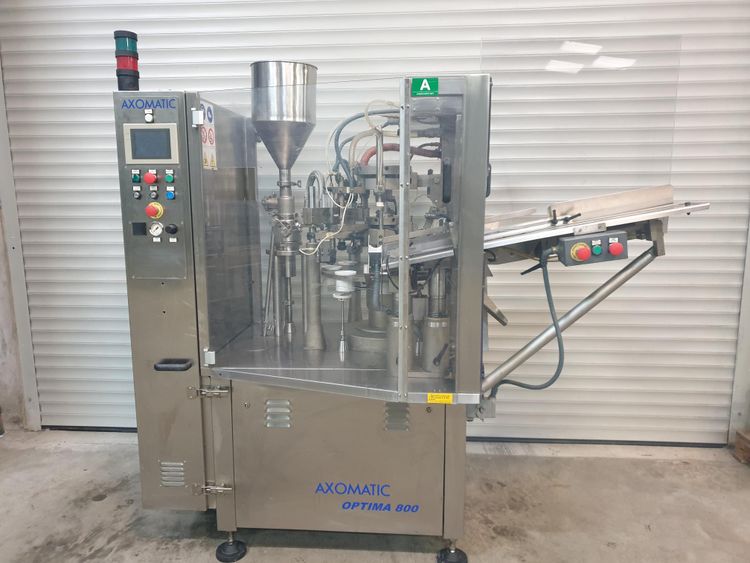 Axomatic OPTIMA 800 plastic tube filler