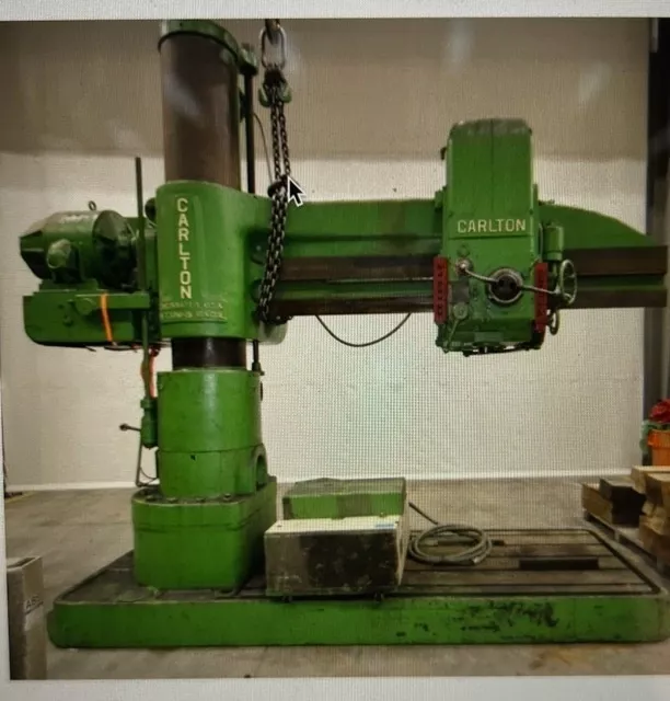 Carlton 8 X 19 RADIAL ARM DRILL 1500 rpm