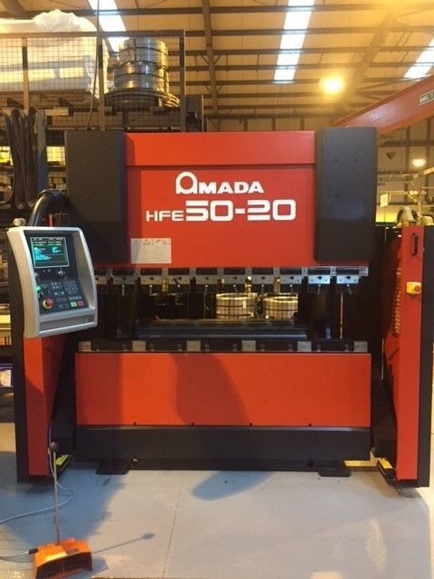 Amada HFE 5020, 8 axis Press Brake 50 tons