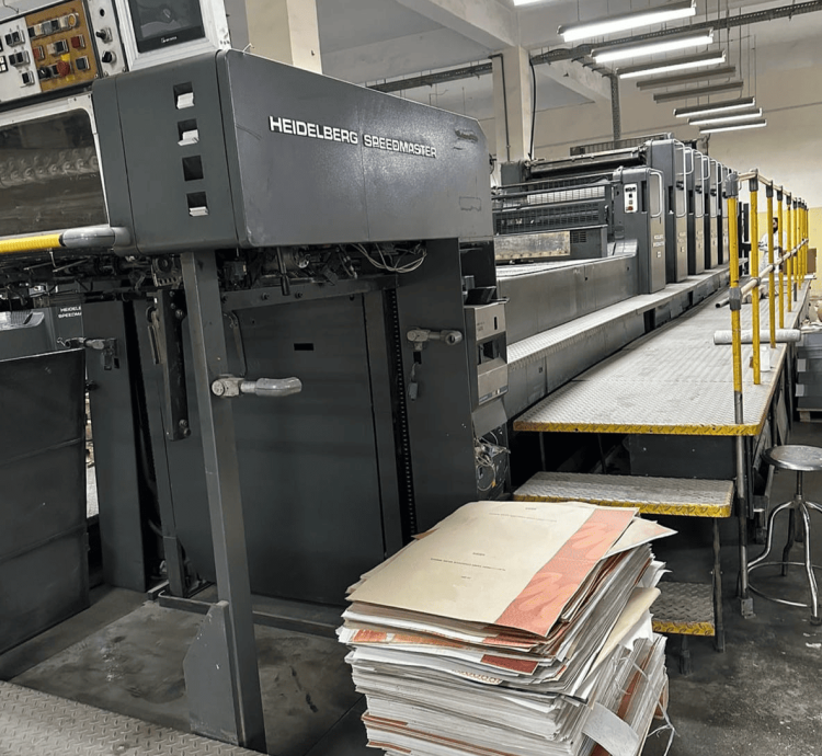 Heidelberg CD 102-F+LX 28" x 40"