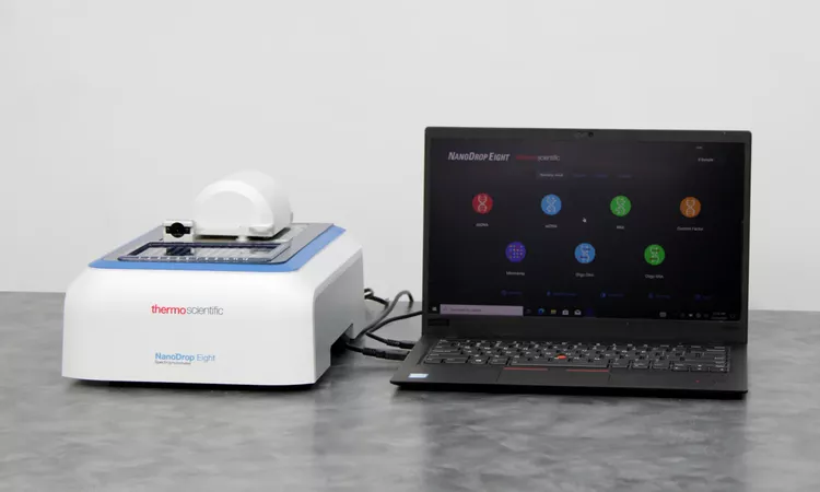 Thermo Scientific NanoDrop Eight UV-Vis Spectrophotometer