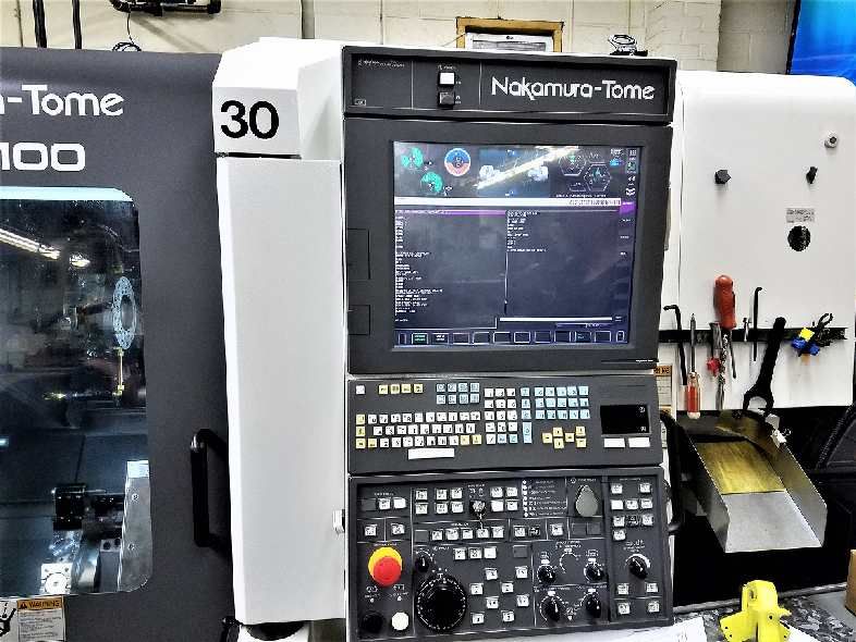 Nakamura Tome Fanuc 31ia 6000 Rpm Wt 100 2 Axis