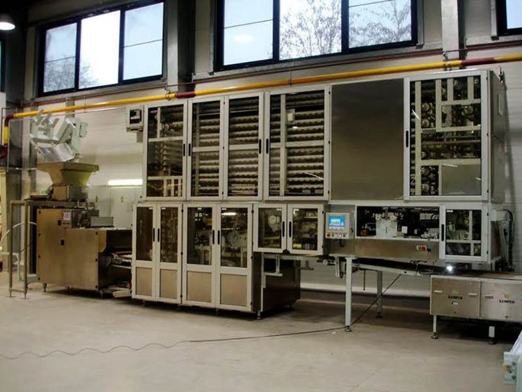 Affeldt GmbH, Ciberpan, Kemper, König, WP Kaiser bun production line 12.000 pieces per hour