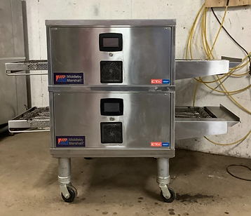 Marshall, Middleby DZ33T Double Stack Natural Gas Conveyor Pizza Oven