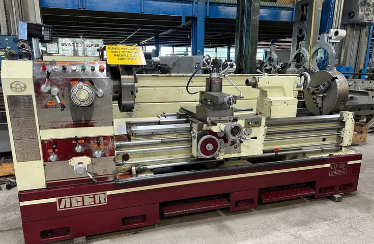 Acer Engine Lathe 1200 RPM 2980G