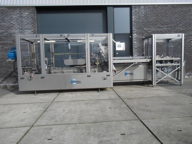 Racupack  RTC 220 horizontal continuous motion cartooning machine