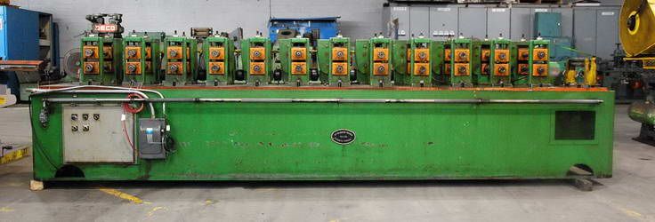 B & K 12-Stand B & K / MV Roll Form Line, 1-1/2 Spdl, 12 RS, 14 Horiz, 4 - 6 Vert