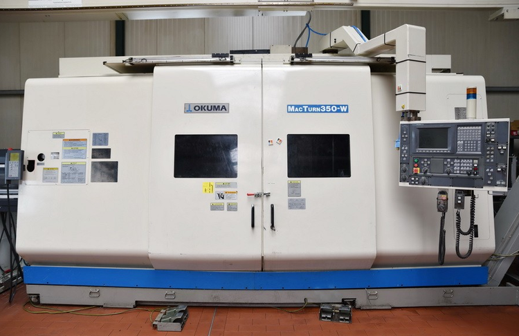 Okuma OSP E 100 L 5000 rpm MacTurn 350 W 5 Axis