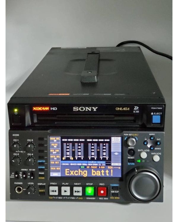 Sony PDW-F1600 Recorder