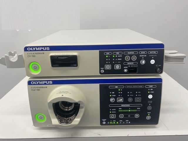 7 Olympus CV/CLV-190 Endoscopy Set