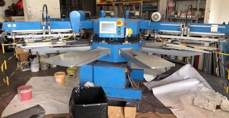 Schenk screen printing machine