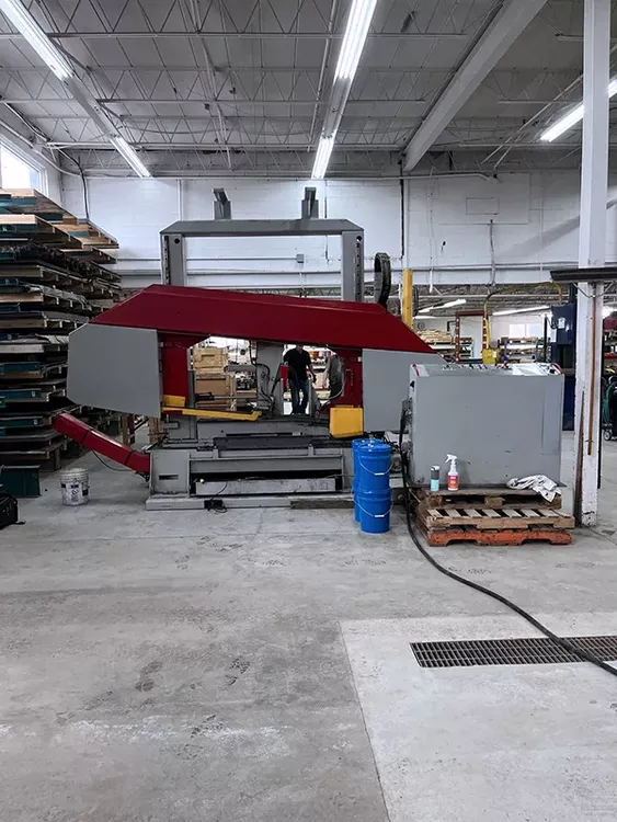 Bomar Extend 1000.820 horizontal band saw Control: - PLC