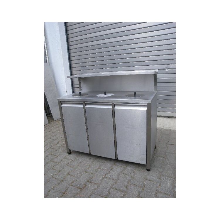 3-part stainless steel divider system