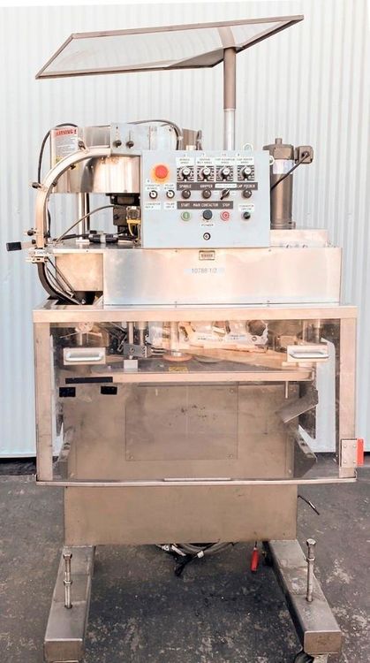 Kaps-All FS-B Six Spindle Capper and Elevator