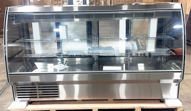 Fresh Meat Refrigerated Curved Front Display Cooler