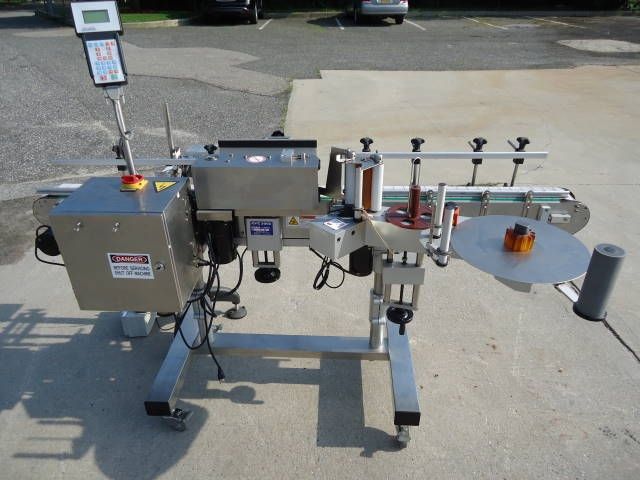 CVC 300, STAINLESS STEEL PRESSSURE SENSITIVE SPOT/WRAP AROUND LABELER