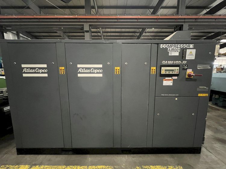 Atlas Copco GA180VSD-FF  180 kW (240 HP)