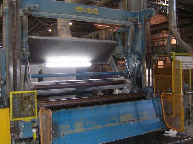 OVER MECCANICCA 2800 mm Tissue Rewinder, 1000 m/ mn, dismantled,  best offer expected !
