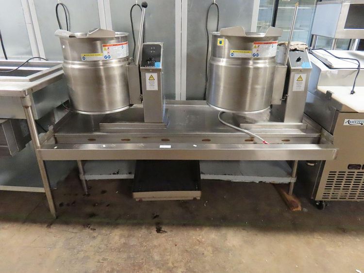 Cleveland RANGE TWIN KET-12-T ELECTRIC TILTING STEAM KETTLE