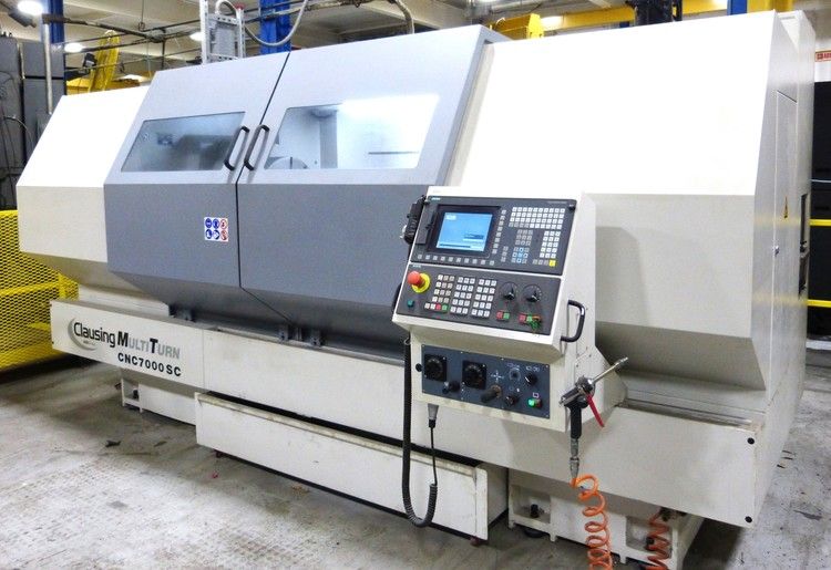 Clausing, Kalamazoo CNC (Siemens 828 Conversational Color Graphics) 2,000 RPM 7000 SC