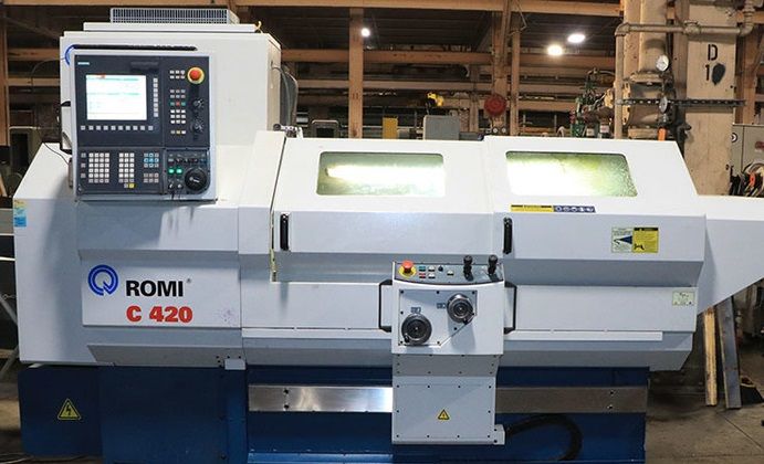 Romi SIEMENS 802D CONTROL 4000 RPM C-420 2 Axis