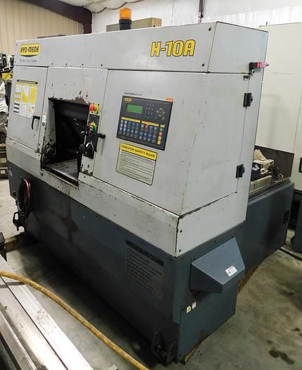 Hyd-Mech H10A Horizontal Bandsaw PLC control