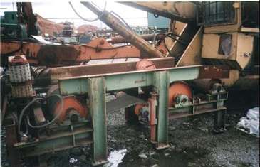 Forano Resaw Outfeed / Belt and Side Press Roll