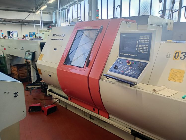 Gildemeister SIEMENS SINUMERIK 840 5000 RPM MF TWIN 65 2 Axis