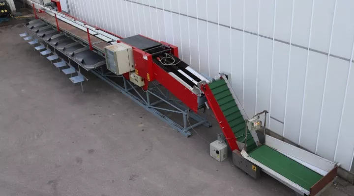 Aweta G2-8 Weight sorting machine for peppers