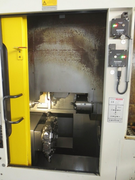 Weisser SIEMENS SINUMERIK 840D Control 5000 RPM Univertor AS 400 2 Axis