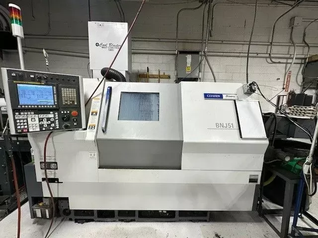 Citizen, Miyano Fanuc 0i-TF CNC Control 5,000 rpm BNJ-51SY6 7 Axis