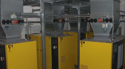 4 Kaeser Air Compressors  type ASD 40 T  &  type ASD 60 T- max 8.5 bar