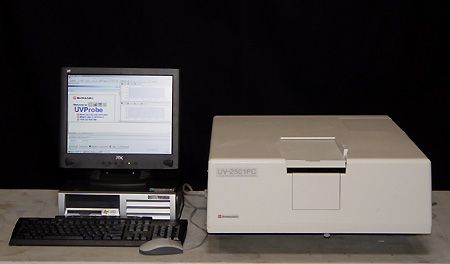 Shimadzu UV-2501 PC, Uv-Vis Research-Grade Spectrophotometer