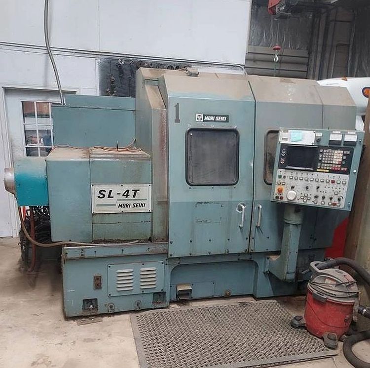 Mori Seiki FANUC 6T CNC CONTROL 3,000 RPM SL-4T CNC LATHE 3 Axis