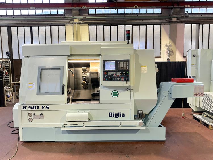 Biglia Fanuc 18i-T EXTRA 4000 rpm B 501 YS 2 Axis