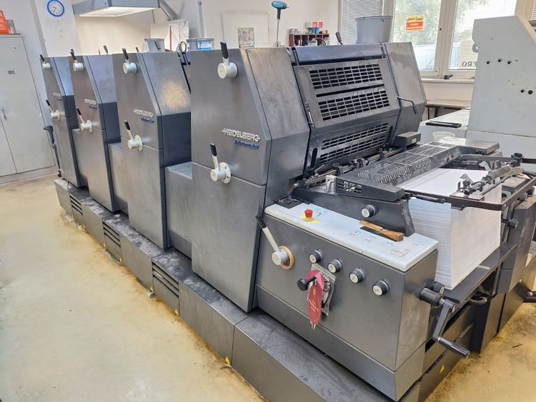 Heidelberg Printmaster  GTO – 52-4 + WERTION