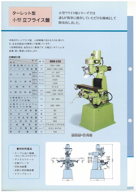 MALMEC MBM-0ST Turret 2870 rpm