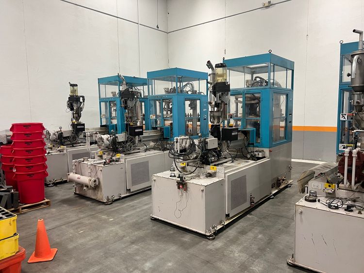 4 Nissei ASB-50 MB PET Injection Stretch Blow Molding Machines