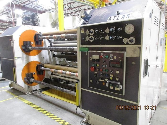 Atlas 60" Duplex Turret Slitter Rewinder