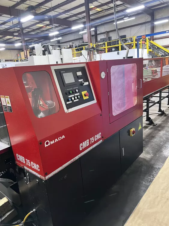 Amada CMB-75 Cold Saw CNC Control: GOT1000