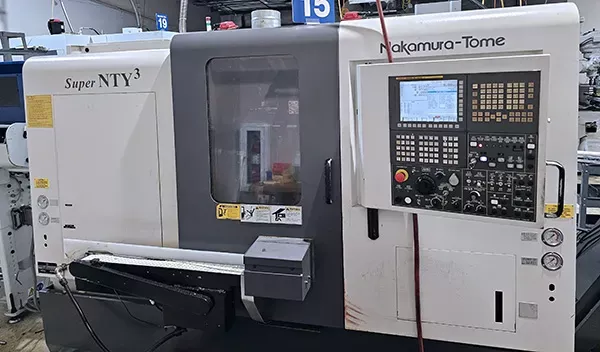 Nakamura Tome Fanuc 31i-A CNC control 6000 RPM Super NTY3 5  Axis