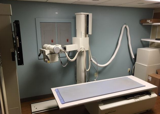 Universal X-Ray Room with Elevating Table