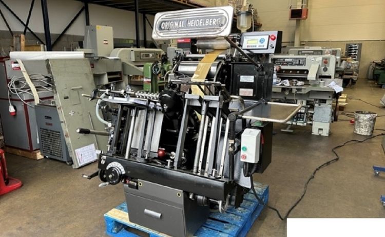 Heidelberg T Platen with hot foiling